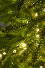 Ель искусственная с лампочками Смоленская