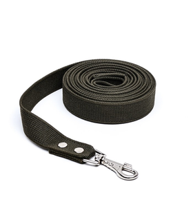 Поводок брезентовый 5м х 3,5см, тёмно-зелёный Арт.1276147