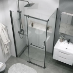 Душевой уголок Grossman Pragma 120.K33.03.1190.42.00 110x90 стекло прозрачное/профиль графит сатин