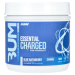 Raw Nutrition, Bum Essentials, Essential Charged перед тренировкой, голубая малина, 400 г (0,88 фунта)