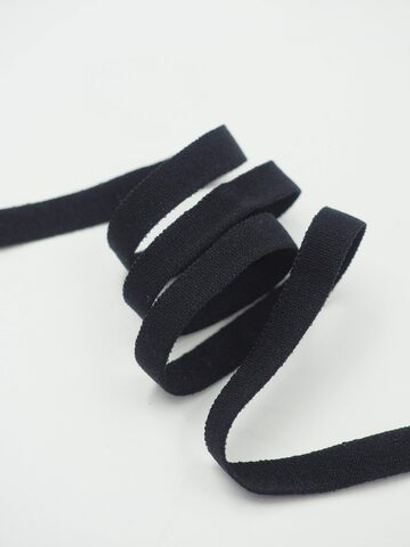 Резинка узкая бельевая черная ширина 7 мм