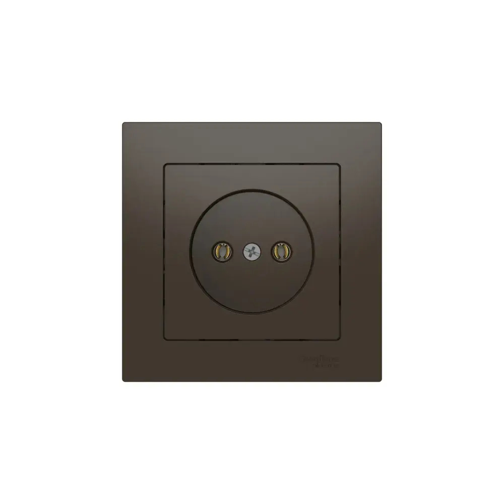 ATLASDESIGN РОЗЕТКА без заземления без шторок, 16А, в сборе, быстрозажим. клем., МОККО