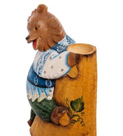 РД- 64 Фигурка Медведь (Резной) 22см