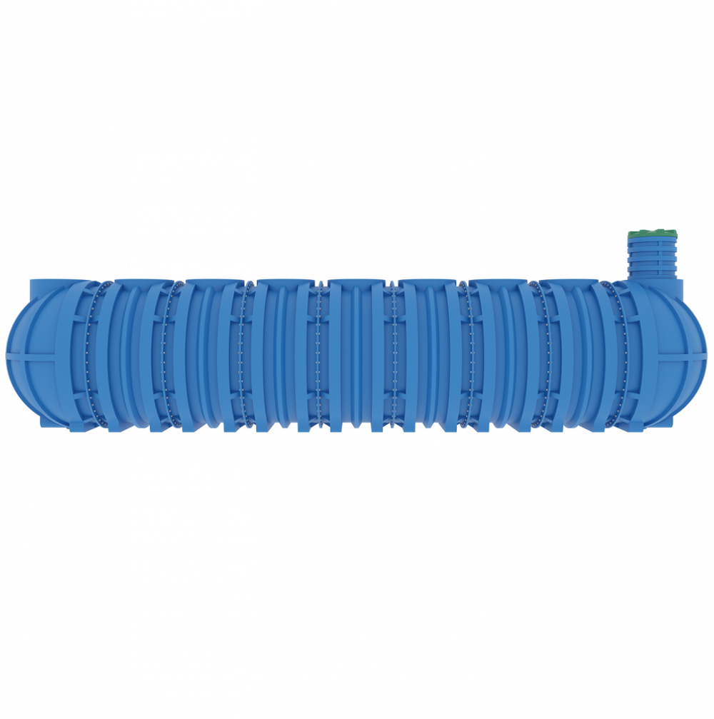 Емкость  подземная для питьевой воды Мультпласт B45 45000 л. горизонтальная (11530x2400x2400см;1590кг;синий) - арт.555434.46