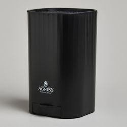 ПОДСТАВКА ДЛЯ НОЖЕЙ AGNESS С ТОЧИЛЬНЫМ КАМНЕМ 13,6*14,6*23 СМ