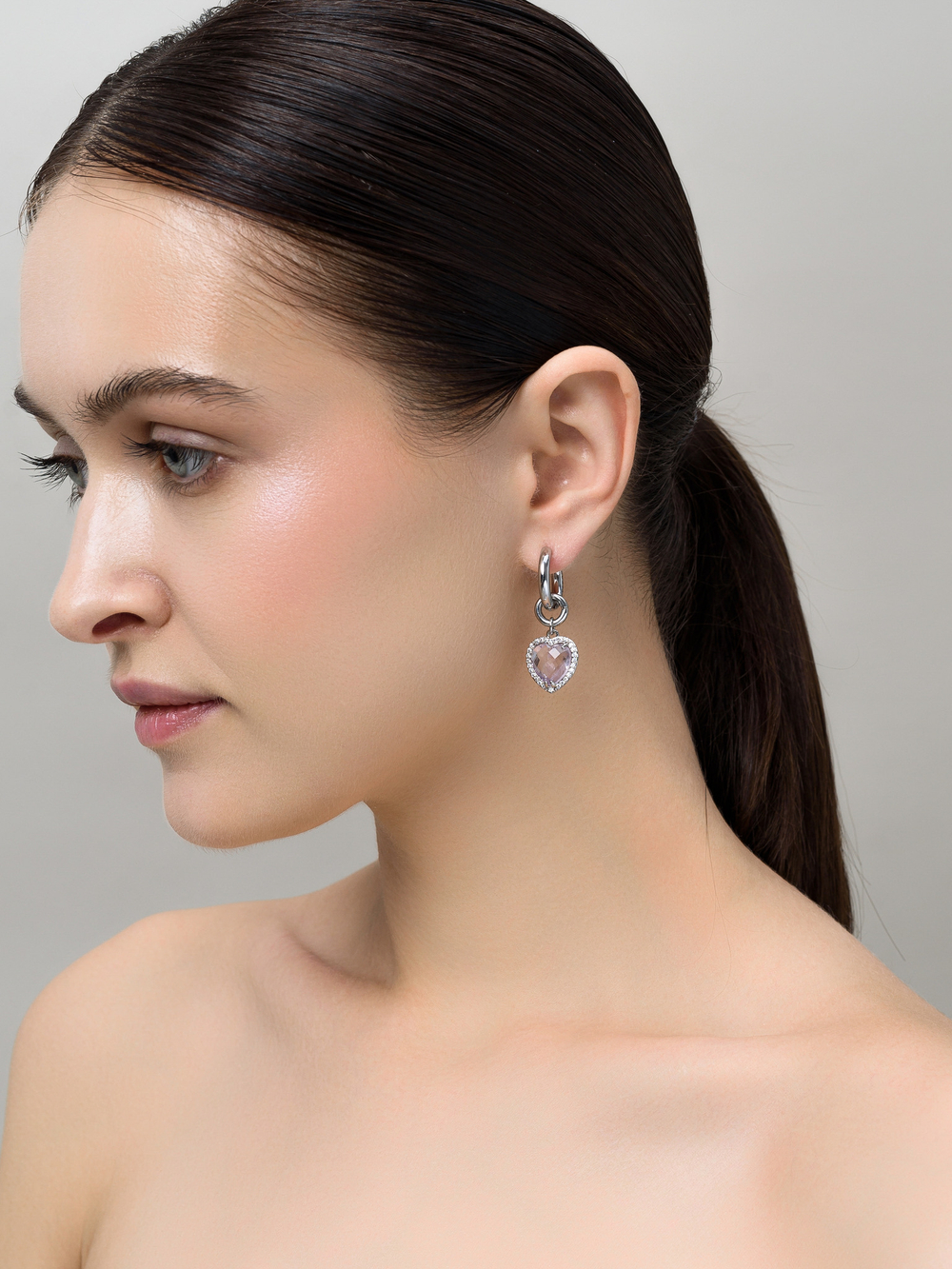 Серьги "Whale Royal Love" silver