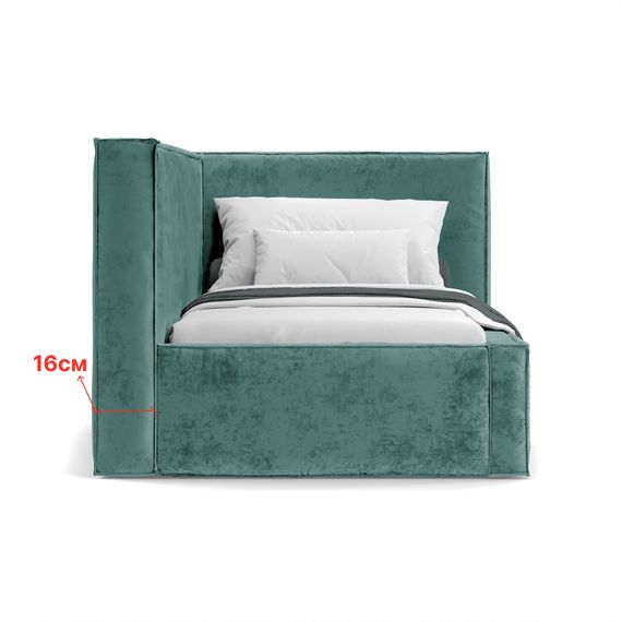 Кровать Bever ПРАВАЯ 140 с  ортопедическим основанием без ПМ - Nebby 244