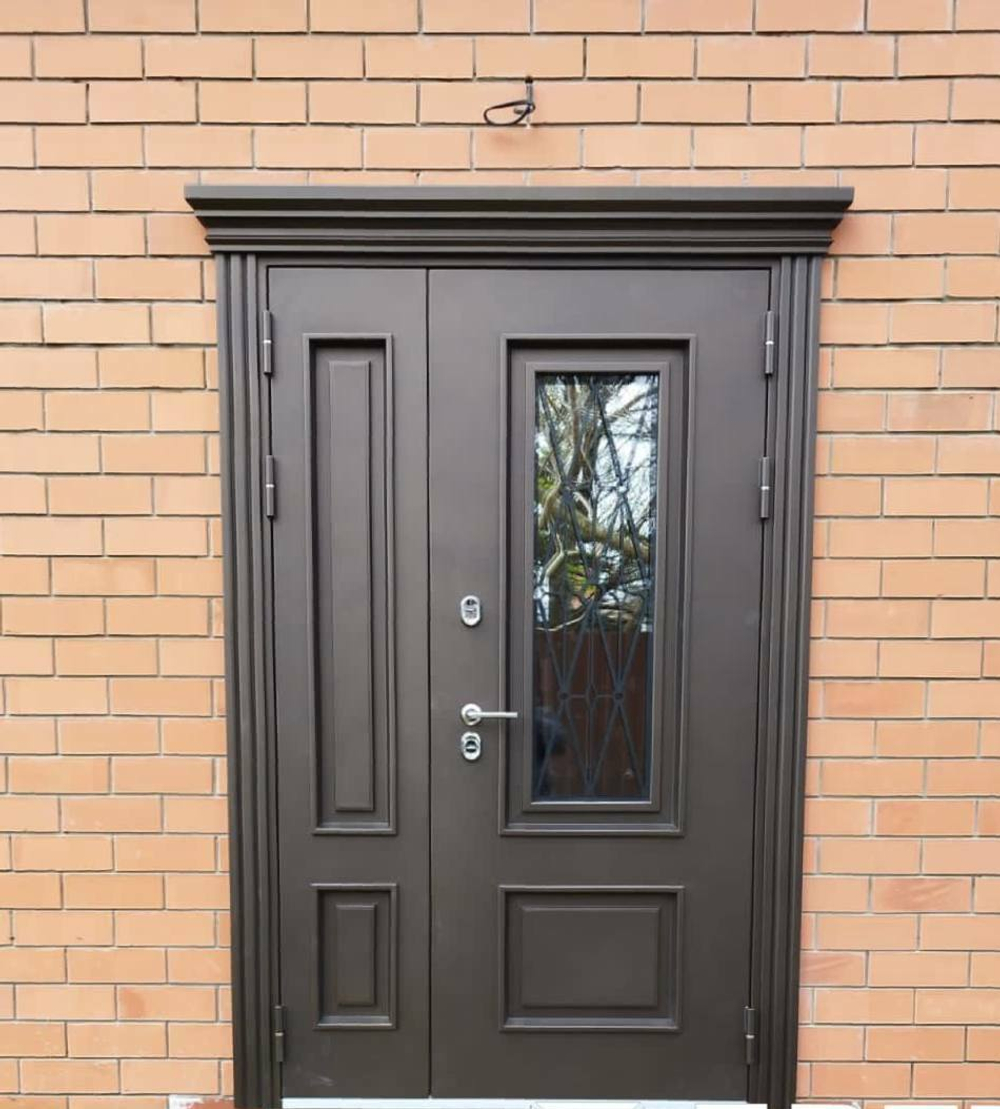 Входная дверь Ирида Терма Муар Тобакко