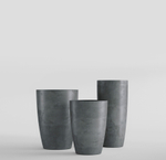 Кашпо, коллекция Concrete (Midnight), форма CONUS