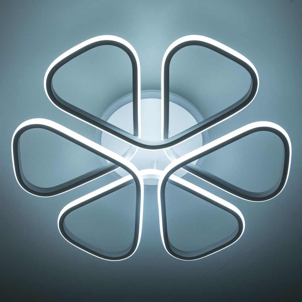 Citilux Сезар Смарт CL233A250E RGB Умная люстра Белая