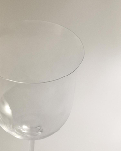 ZARA HOME ХРУСТАЛЬНЫЙ БОКАЛ ДЛЯ ВИНА, ПРОЗРАЧНЫЙ