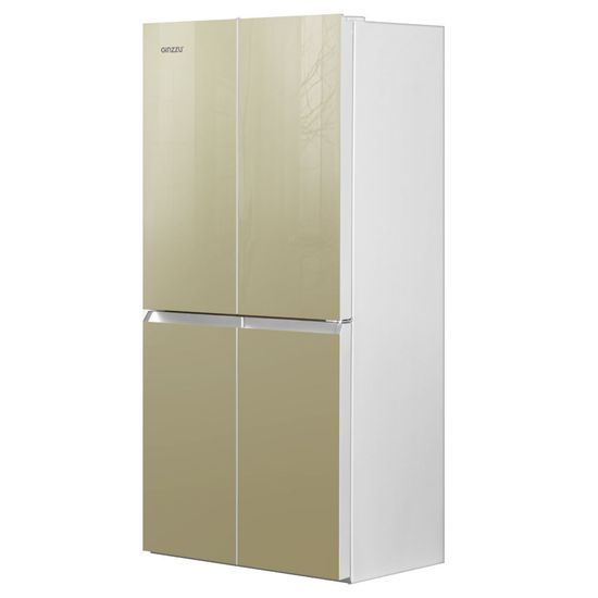 Холодильник Ginzzu NFK-425 Gold glass