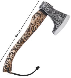 Секира Родослава TP-60 Топор большой с гравировкой «Волчья стая»