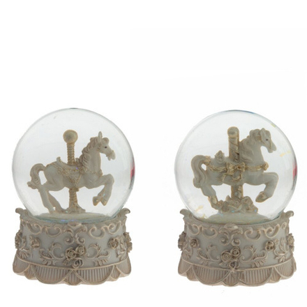 812433 Лошадка в стекл. в шаре 6,5*6,5*9см
