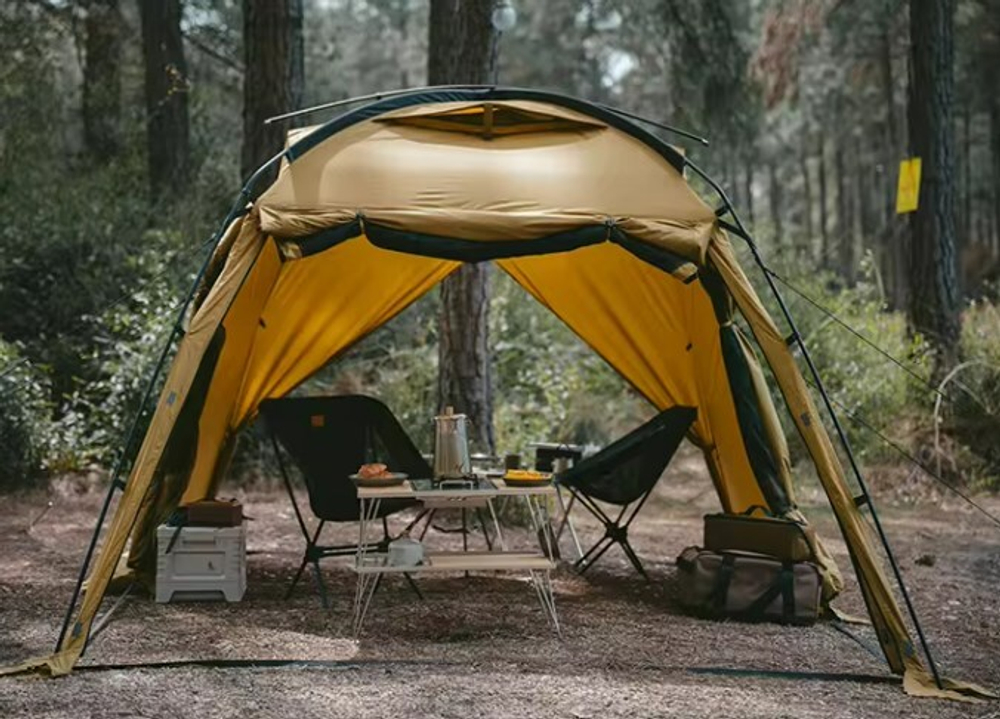 Палатка Naturehike Dune 7.6, 2-местная, коричневая