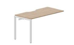 стол Strike 1380х680х750мм (с эргономичным вырезом) - приставной элемент