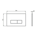 Кнопка смыва Ideal Standard OLEAS™ M2, белая (R0121AC)