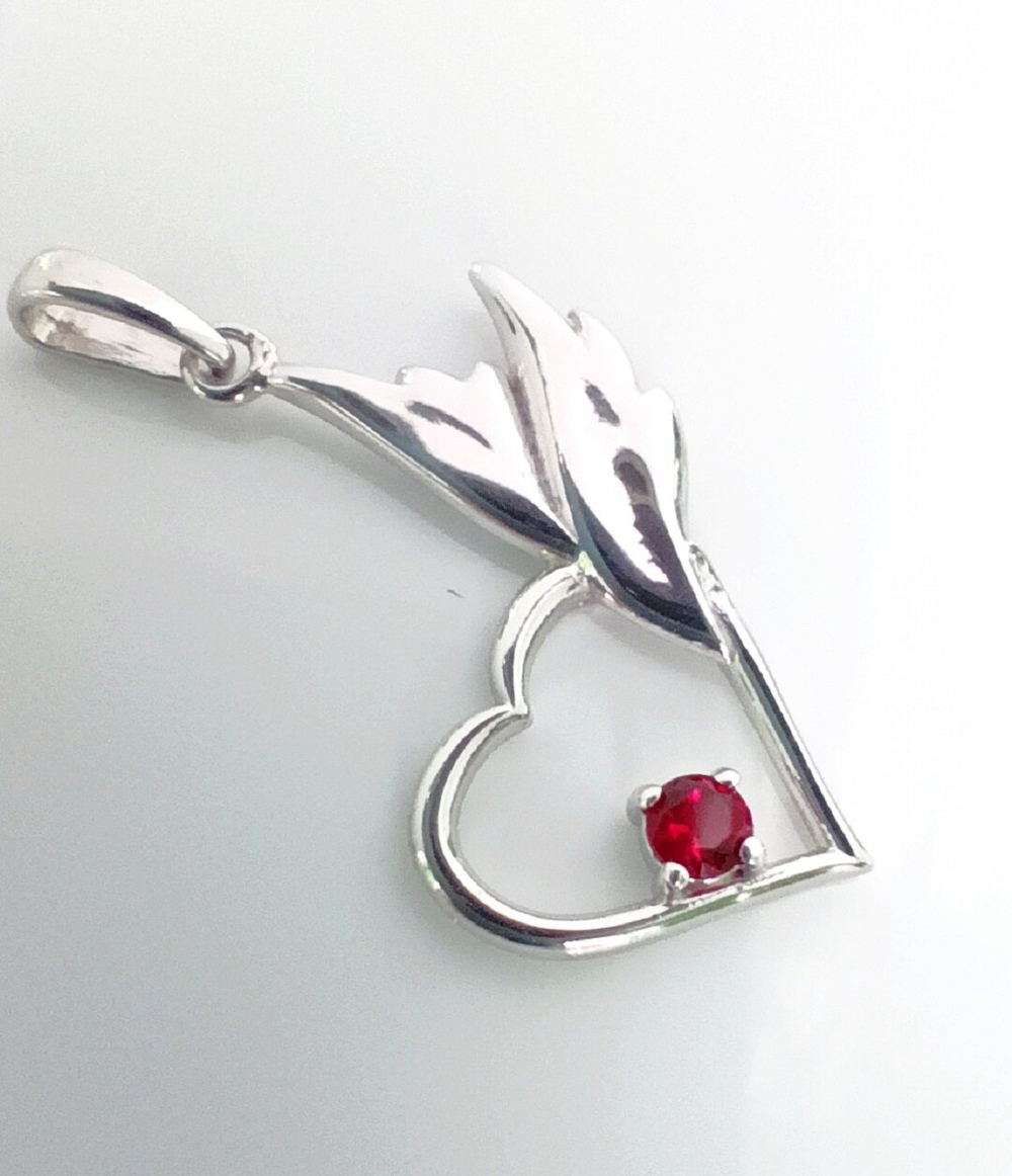 Подвеска ювелирная Эстерелла, родированное серебро 925 пробы, с фианитом/Ф