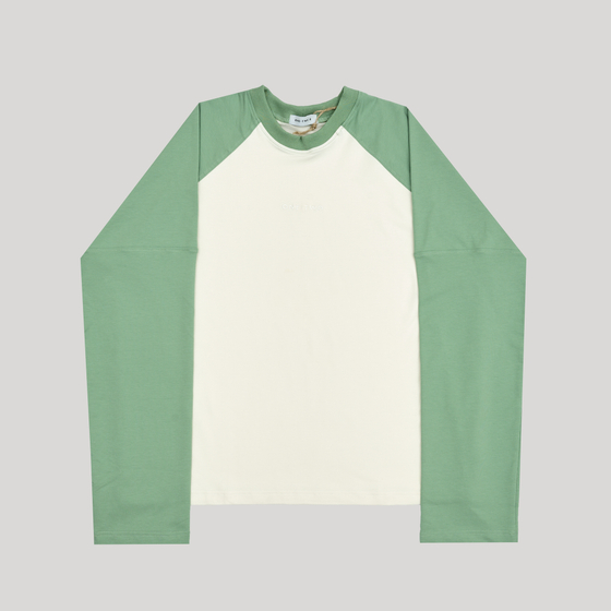 LS T-Shirt Raglan Duo Basil