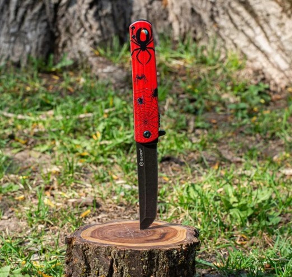 Нож складной туристический Ganzo G626-RD красный