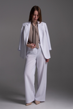 Брюки женские 3393ВЕБ, белый #513Бел023393ВЕБ