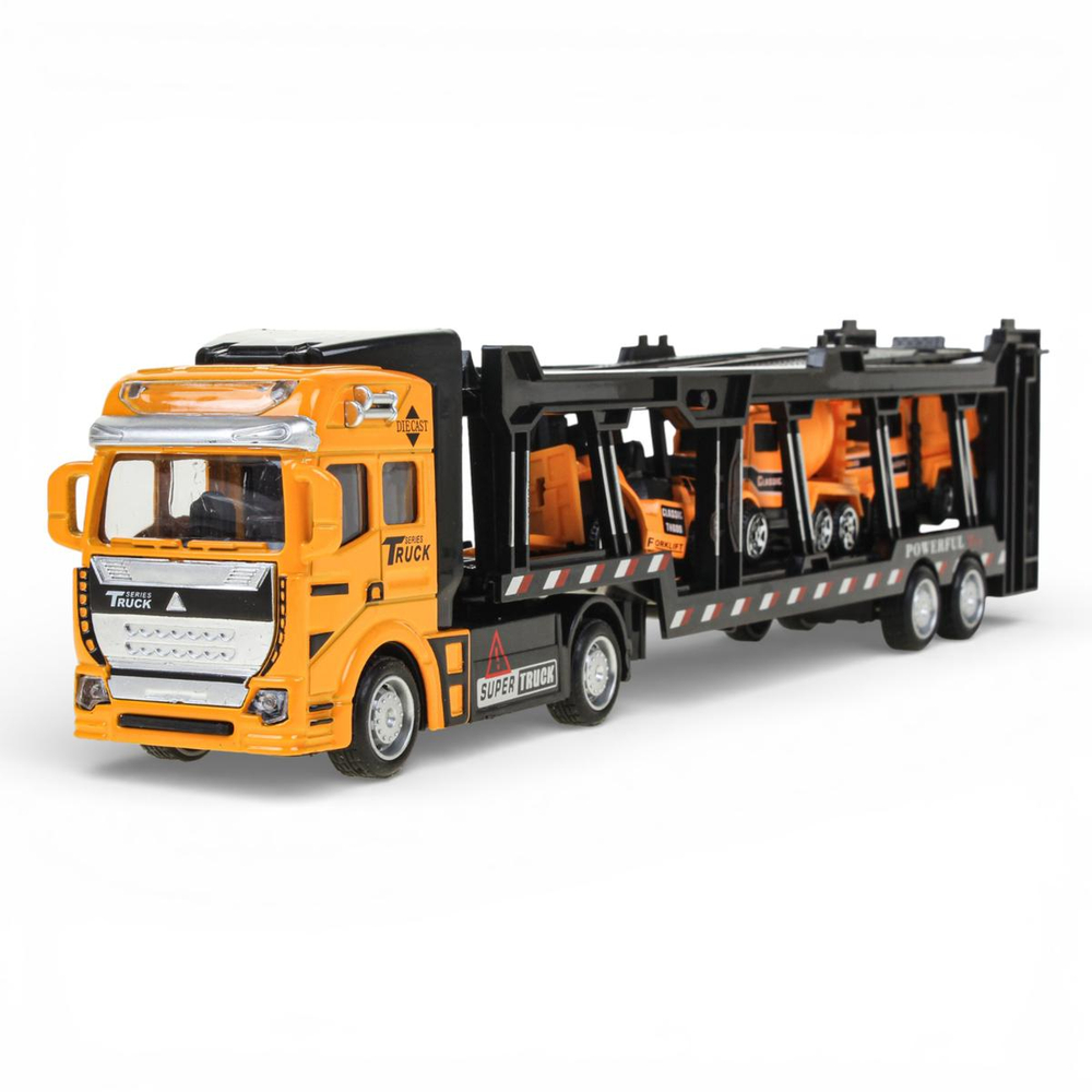 Автовоз ин. + 3 машинки, коробка W2212-12A