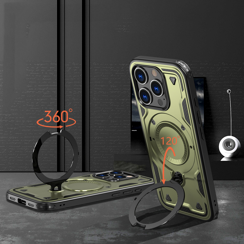 Чехол Magneto Case с кольцом для iPhone 16 Pro