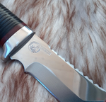 Нож НС-28А Егерь (40Х10С2М) с алюминиевыми вставками (Златоуст)