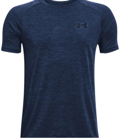Футболка для мальчика теннисная Under Armour Boys' UA Tech 2.0 Short Sleeve - небесный