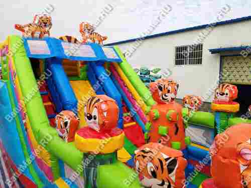 Коммерческий батут «Тигриная страна 2», 8*4*5 м