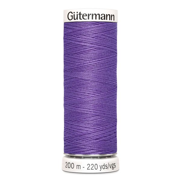 Нитки универсальные Gutermann Sew-all 100 (200 метров), 5 кат. | 391 сиреневый