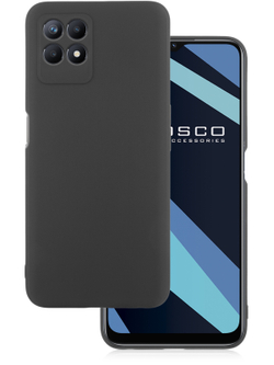 Чехол ROSCO для realme 8i оптом (арт. RM-8i-COLOURFUL-BLACK)