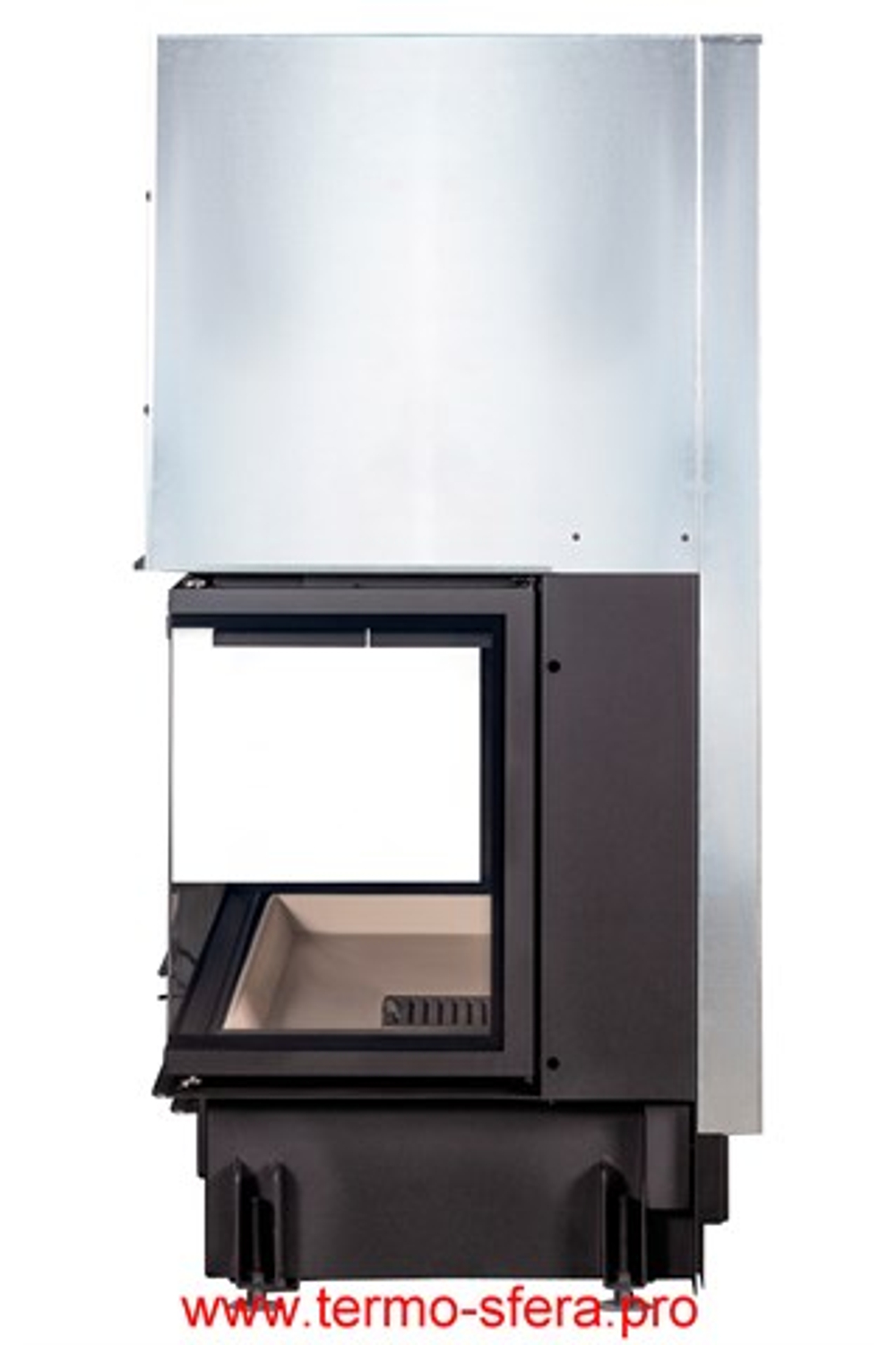 Каминная топка Экокамин ДЕЛЬТА 1200 три стекла принтинг