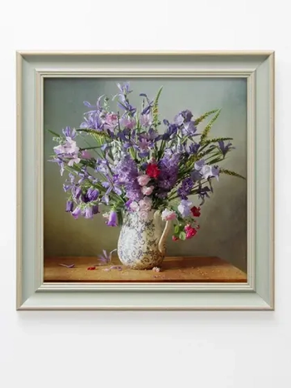 Картина на стену интерьерная на холсте 37*37 см