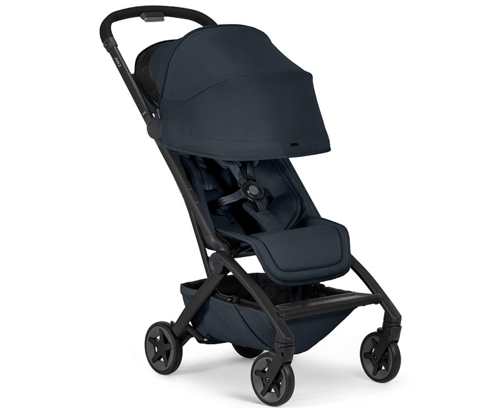 Коляска 2 в 1 Joolz Aer 2 с бампером Dark Navy Blue/Black Carbon