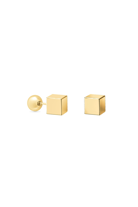 BUBBLE SQUARE EARRINGS
