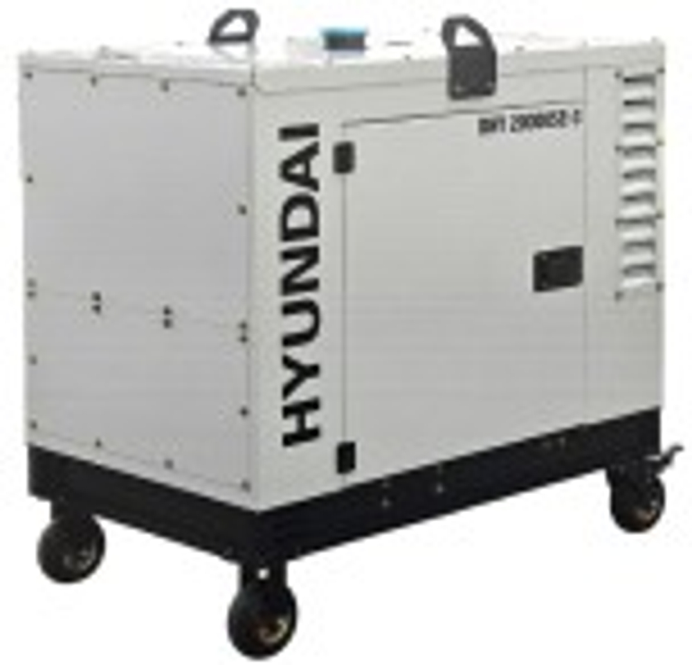Электростанция дизельная с воздушным охлаждением HYUNDAI DHY 20000SE-3 в кожухе