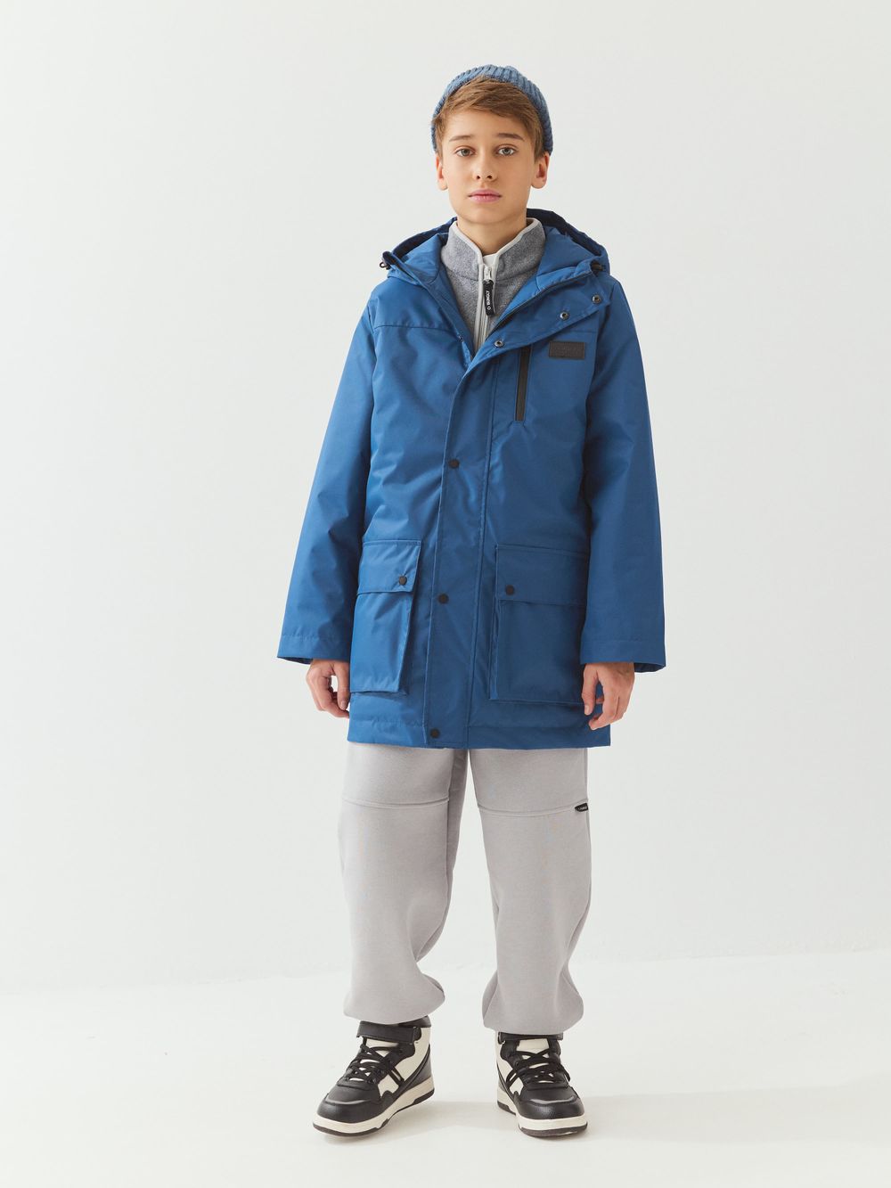 Парка демисезонная "Деним" 7+