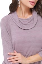 Блузка серо-сиреневая летучая мышь DStrend (Акция)