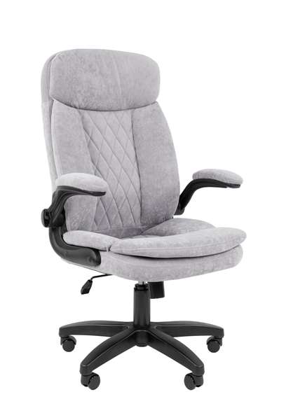 Кресло Chairman Home 533 Россия ткань S светло-серый