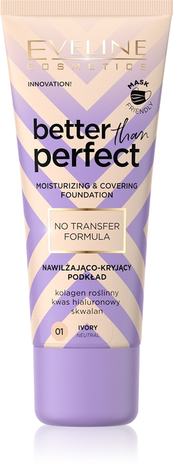 Eveline Cosmetics Better than Perfect - Непрозрачная тональная основа с увлажняющим эффектом, 30 ml