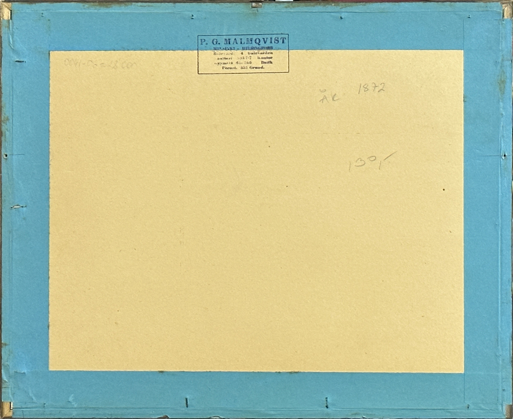 Гравюра «Башни Кремля. Вид на Москву с Москвы-реки». Отто Август Манкелл (1838–1885). 1872 г.