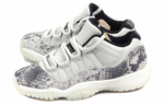 Кроссовки Jordan Air Jordan 11 Low Snakeskin Light Bone (Женская размерная сетка)