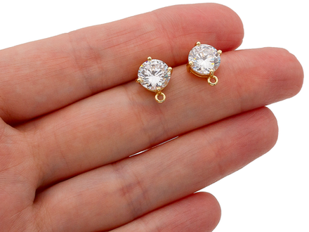 Швензы-гвоздики Crystal 9,5мм