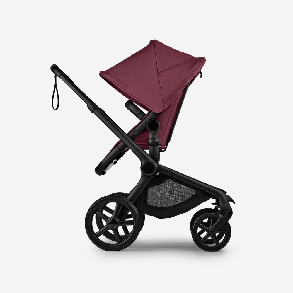 Коляска 2 в 1 Bugaboo Fox 5 Renew complete (Black/Dark Cherry/Dark Cherry)