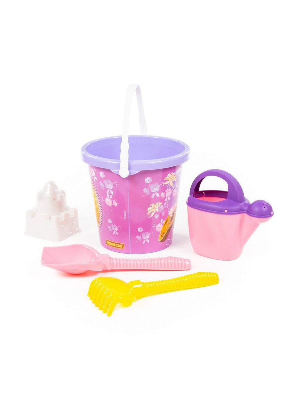 Летний набор для игры в песок. Размер в упаковке 22х21х24см, в сетке (67227)