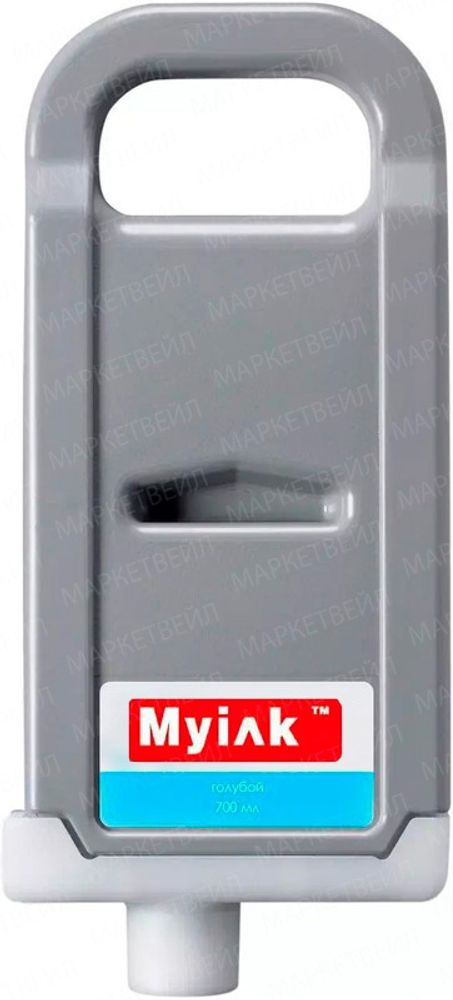 Картридж MyInk, аналог CANON PFI-1700C для IPF PRO 2000/4000/4000S/6000S Cyan (700ml, Pigment)