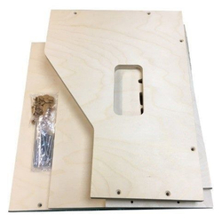 Ящики (2 шт.) для хранения до 100 х 2 виниловых пластинок I.LOVE.VINYL, бежевый, без покраски (2ILVBOX100)