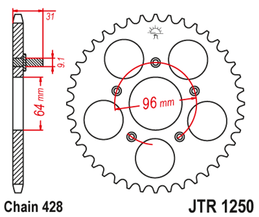 Звезда JTR1250.48