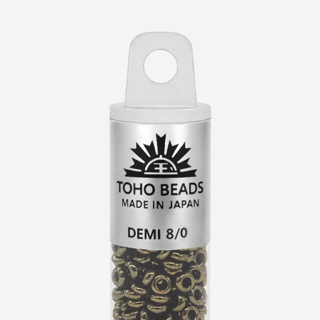 Японский бисер TOHO Demi 8/0 (№422), непрозрачный глянцевый